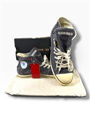 2007 Converse (PRODUCT) RED x Ramones Chuck Taylor Hi SZ:12
